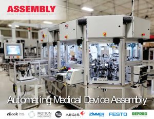 Demco Automation Featured In ASSEMBLY Magazine’s Inaugural Medical Device E-book
